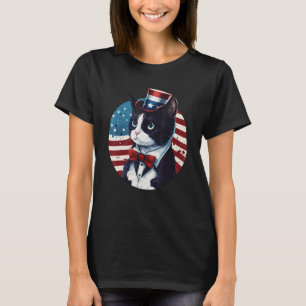 Camiseta Patriota de Tuxedo EEUU 4 de Julio Hombres Mujeres