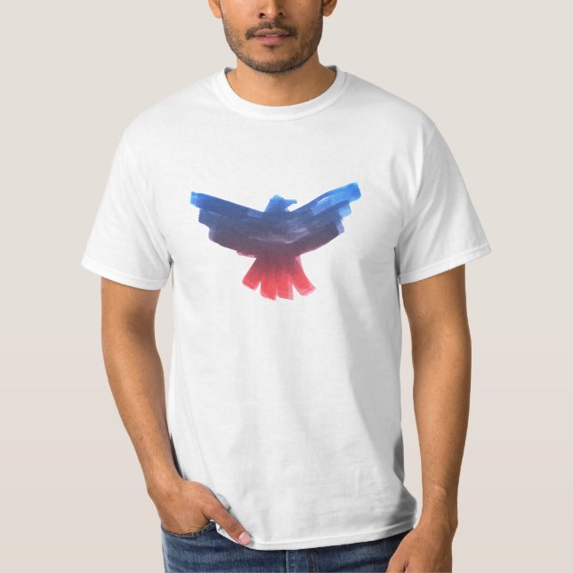 Camiseta Patriota del mirlo (Anverso)