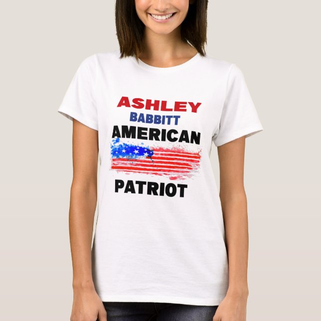 Camiseta Patriota estadounidense Ashley Babbitt (Anverso)
