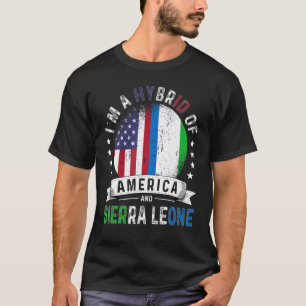 Camiseta Patriota estadounidense Bandera de Sierra Leona No