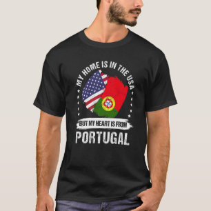 Camiseta Patriota estadounidense Bandera portuguesa norteam