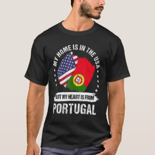 Camiseta Patriota estadounidense Bandera portuguesa norteam
