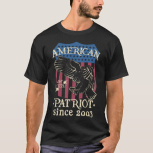 Camiseta Patriota estadounidense desde 2003 Orgulloso por l