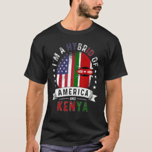 Camiseta Patriota estadounidense Kenia Bandera Americana Ke