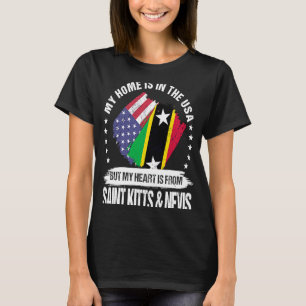 Camiseta Patriota estadounidense kitano-nevisiano crece mi