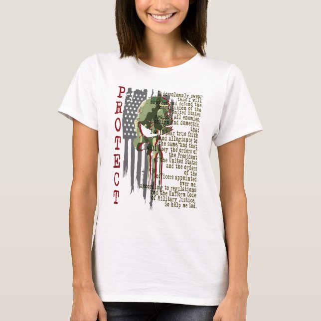 Camiseta Patriota estadounidense por la libertad de águila (Anverso)