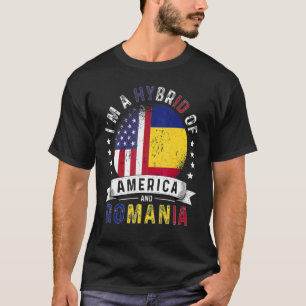 Camiseta Patriota estadounidense Rumania Bandera rumana nor