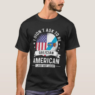 Camiseta Patriota gallego norteamericano crece bandera del
