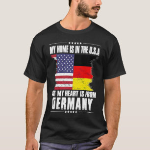 Camiseta Patriota germano-estadounidense se enorgullece de