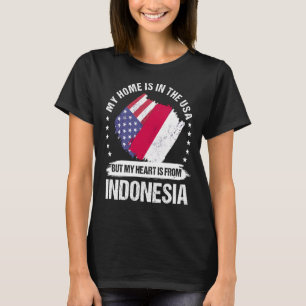 Camiseta Patriota indonesio-estadounidense se enorgullece d