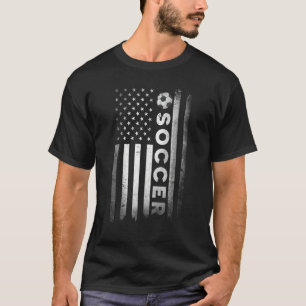 Camiseta Patriota Jugador De Fútbol De Bandera Americana Pa
