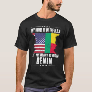 Camiseta Patriota norteamericano beninés crece orgulloso co