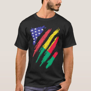 Camiseta Patriota norteamericano beninés cultivó bandas de