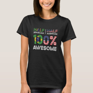 Camiseta Patriota norteamericano brasileño Estados Unidos c