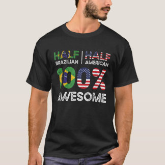 Camiseta Patriota norteamericano brasileño Estados Unidos c
