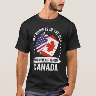 Camiseta Patriota norteamericano Canadá Bandera Roo norteam