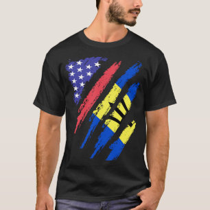 Camiseta Patriota norteamericano de Barbados crece banda de
