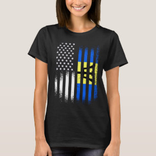 Camiseta Patriota norteamericano de Barbados crece su país