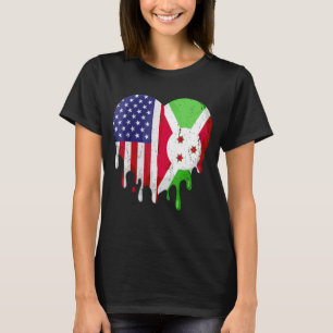 Camiseta Patriota norteamericano de Burundi cultivó el país