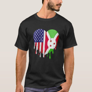 Camiseta Patriota norteamericano de Burundi cultivó el país