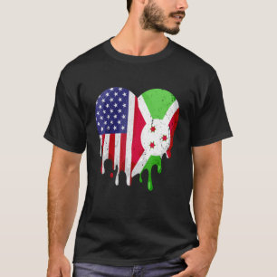 Camiseta Patriota norteamericano de Burundi cultivó el país