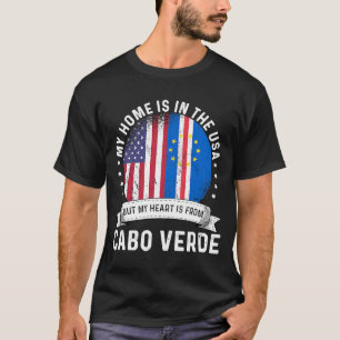 Camiseta Patriota norteamericano de Cabo Verde se enorgulle