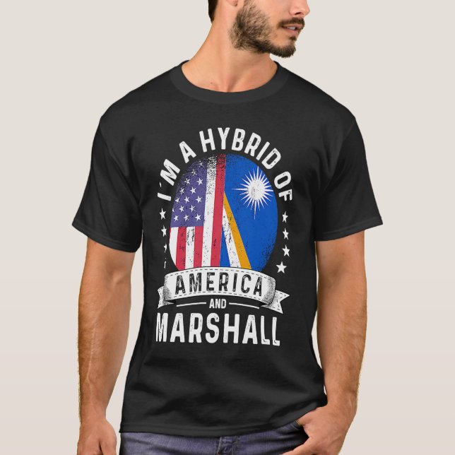 Camiseta Patriota norteamericano de las Islas Marshall Band (Anverso)