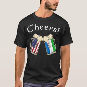 Camiseta Patriota norteamericano de Sierra Leona