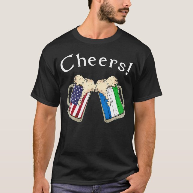 Camiseta Patriota norteamericano de Sierra Leona (Anverso)