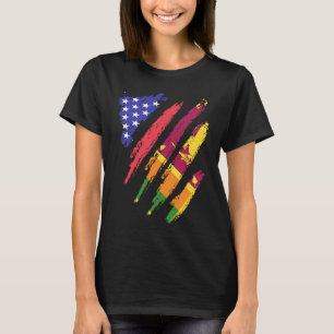 Camiseta Patriota norteamericano de Sri Lanka crece la fran