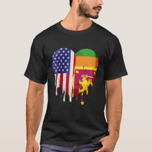 Camiseta Patriota norteamericano de Sri Lanka cultivó la fu