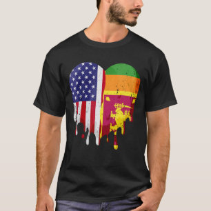 Camiseta Patriota norteamericano de Sri Lanka cultivó la fu