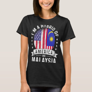 Camiseta Patriota norteamericano malasio crece el humor de 