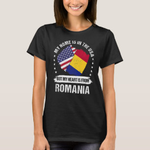 Camiseta Patriota norteamericano Rumania Bandera Ro norteam