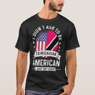 Camiseta Patriota norteamericano trinitense crece bandera d