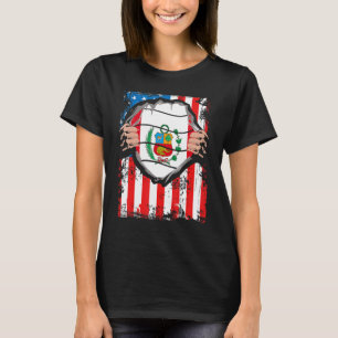Camiseta Patriota peruano americano crece bandera de Perú d