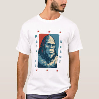 Camiseta Patriota Rebelde: Bigfoot para Presidente