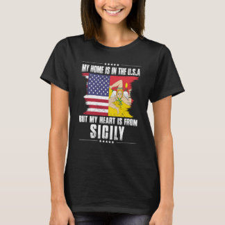 Camiseta Patriota Siciliano Americano crece orgulloso de su