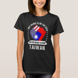 Camiseta Patriota taiwanés norteamericano se enorgullece de
