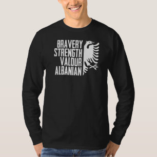 Camiseta Patriotas Albaneses Por Una Albania Eagle Fl