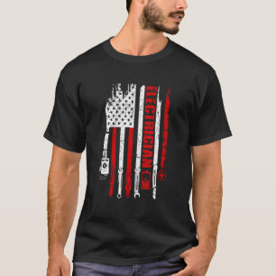 Camiseta Patriotas Electristas Estadounidenses Humor Linema