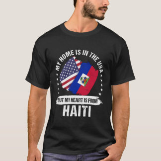 Camiseta Patriotas norteamericanos de Haití Bandera de los