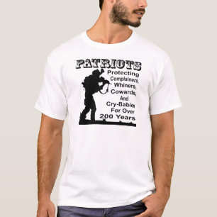 Camiseta Patriotas protegiendo a los denunciantes, los blan