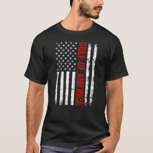 Camiseta Patrioti De La Bandera Estadounidense Del Golfo De