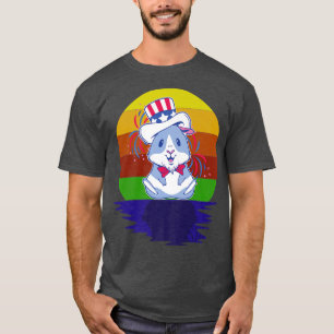 Camiseta Patriotic 4th of july Guinea Pig