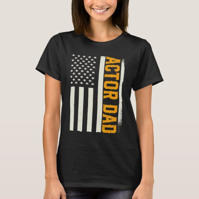 Camiseta Patriotic Acting Actress Theater Rehearsal Actor D (Anverso)