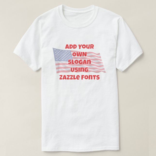 Camiseta Patriotic American (2a) (Diseño del anverso)