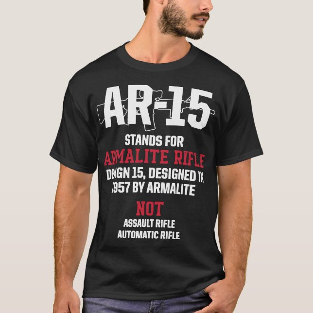 Camiseta Patriotic Ar15 V5 M 0019 Ar 15 Representa Armalita (Anverso)