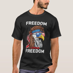 Camiseta Patriotic Bald Eagle Freedom USA Bandera Americana