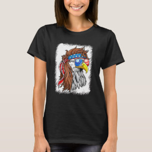 Camiseta Patriotic Bald Eagle Mullet Eeuu Bandera Americana